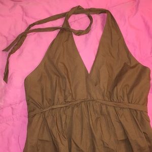 Coffee colored bubble dress